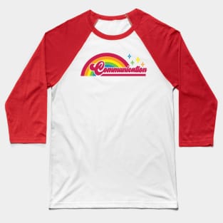 Communication Rainbow Baseball T-Shirt